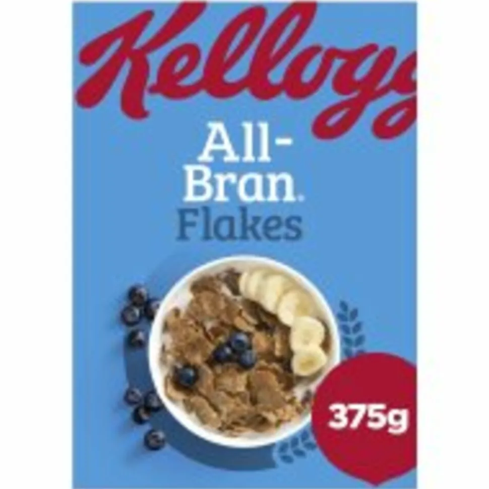 3x Kellogg's All Bran Flakes 375 gr