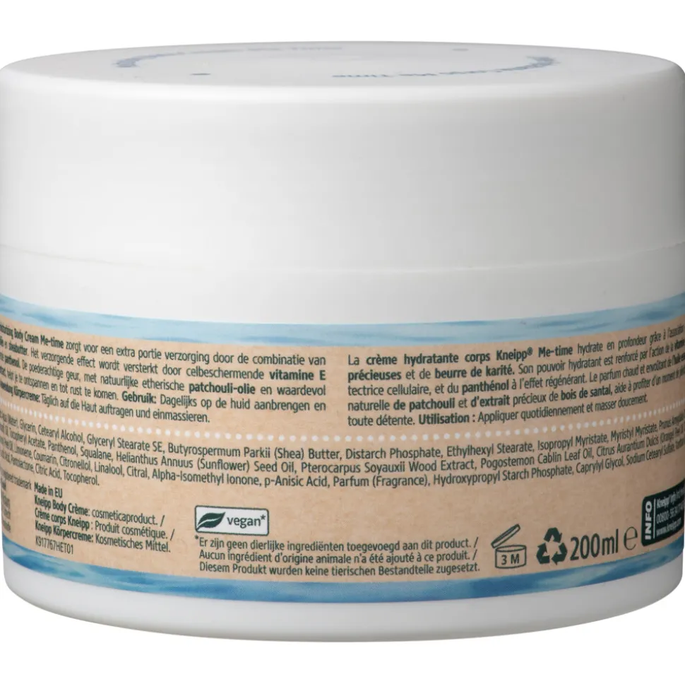 4x Kneipp Moistorizing Bodycrème Me Time 200 ml