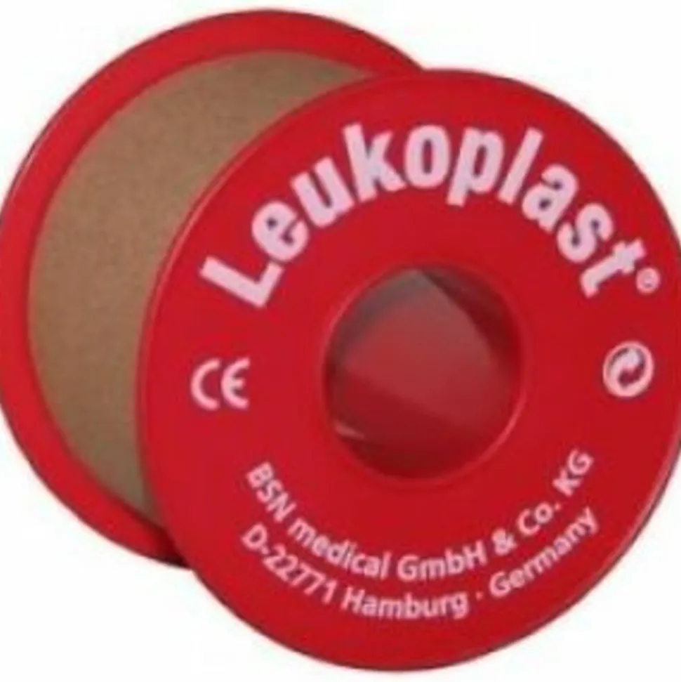 2x Leukoplast Hechtpleister 5 m x 5 cm