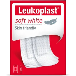 10x Leukoplast Pleisters Zacht Wit 20 stuks