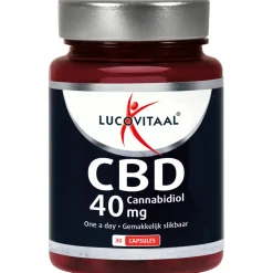2x Lucovitaal CBD 40 mg capsules 30 capsules