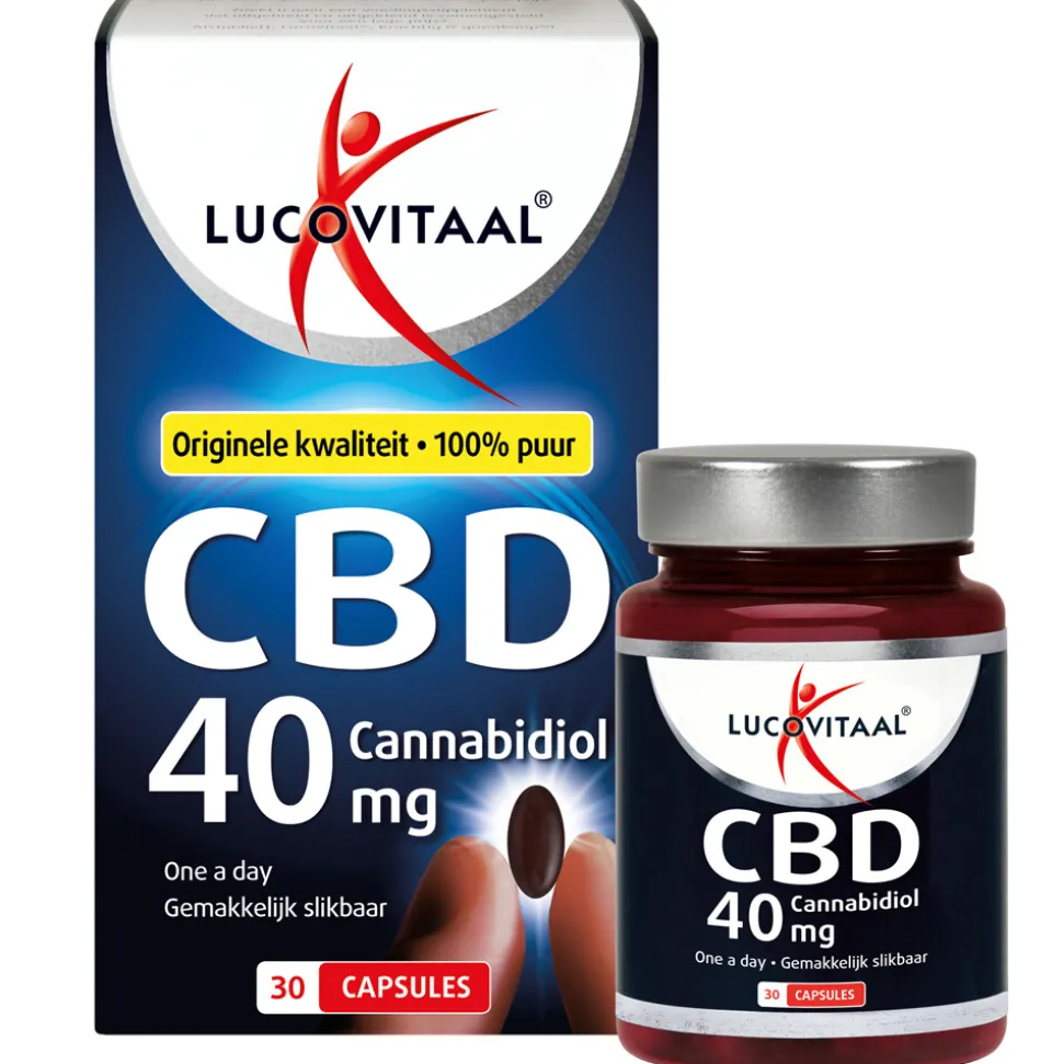 2x Lucovitaal CBD 40 mg capsules 30 capsules