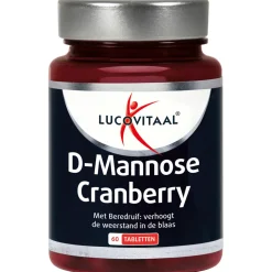 2x Lucovitaal D-Mannose Cranberry Blaasfunctie 60 tabletten