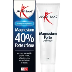 2x Lucovitaal Magnesium 40% Forte Crème 75 ml