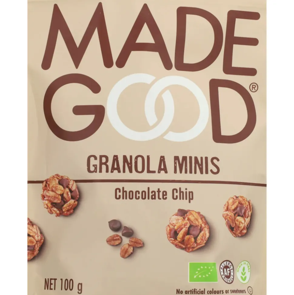 3x MadeGood Granola Mini's Chocolate Chip 100 gr