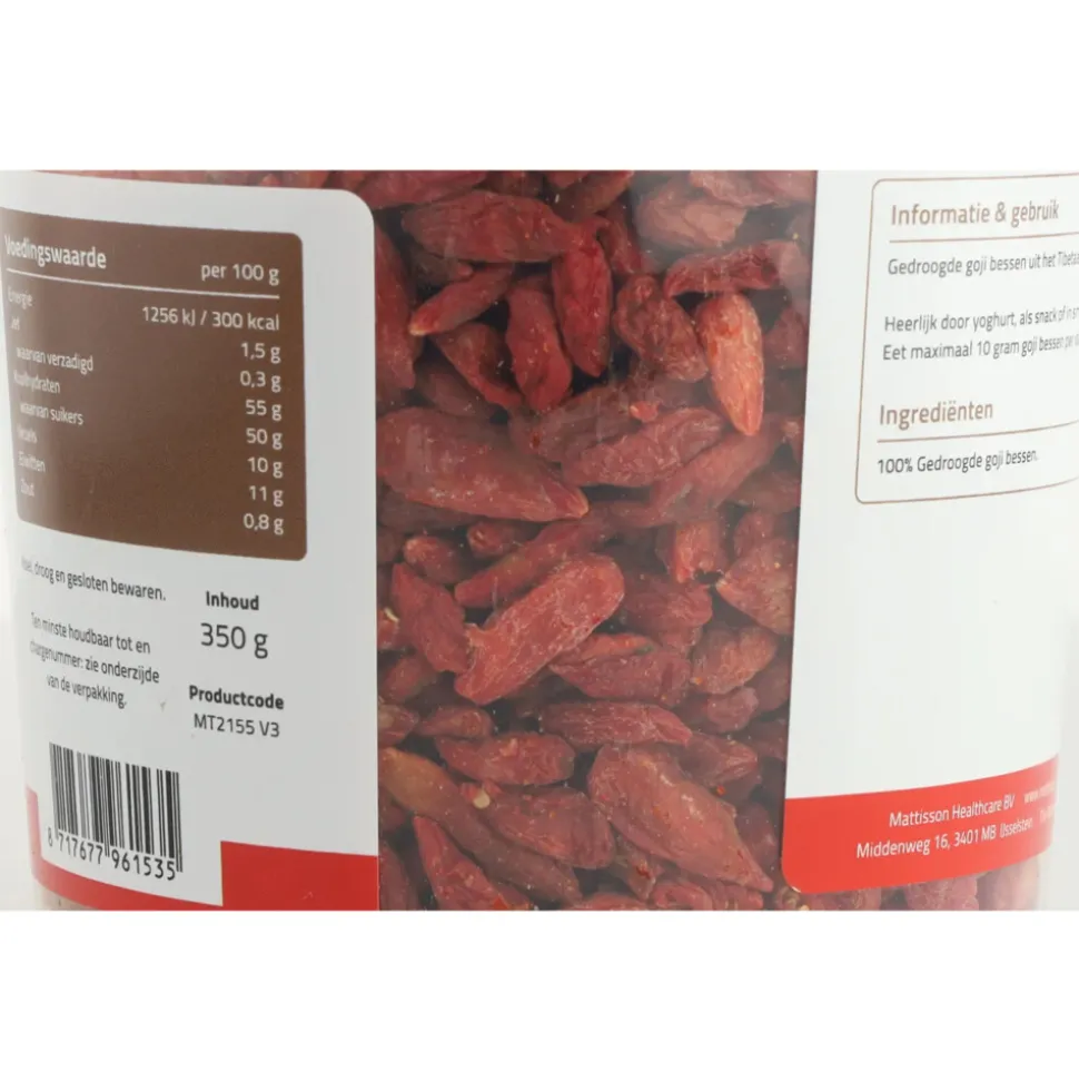 3x Mattisson Goji Bessen Droog 350 gr