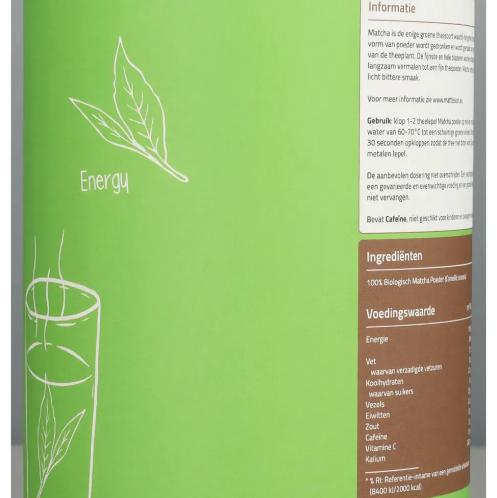 3x Mattisson Matcha Poeder 350 gr