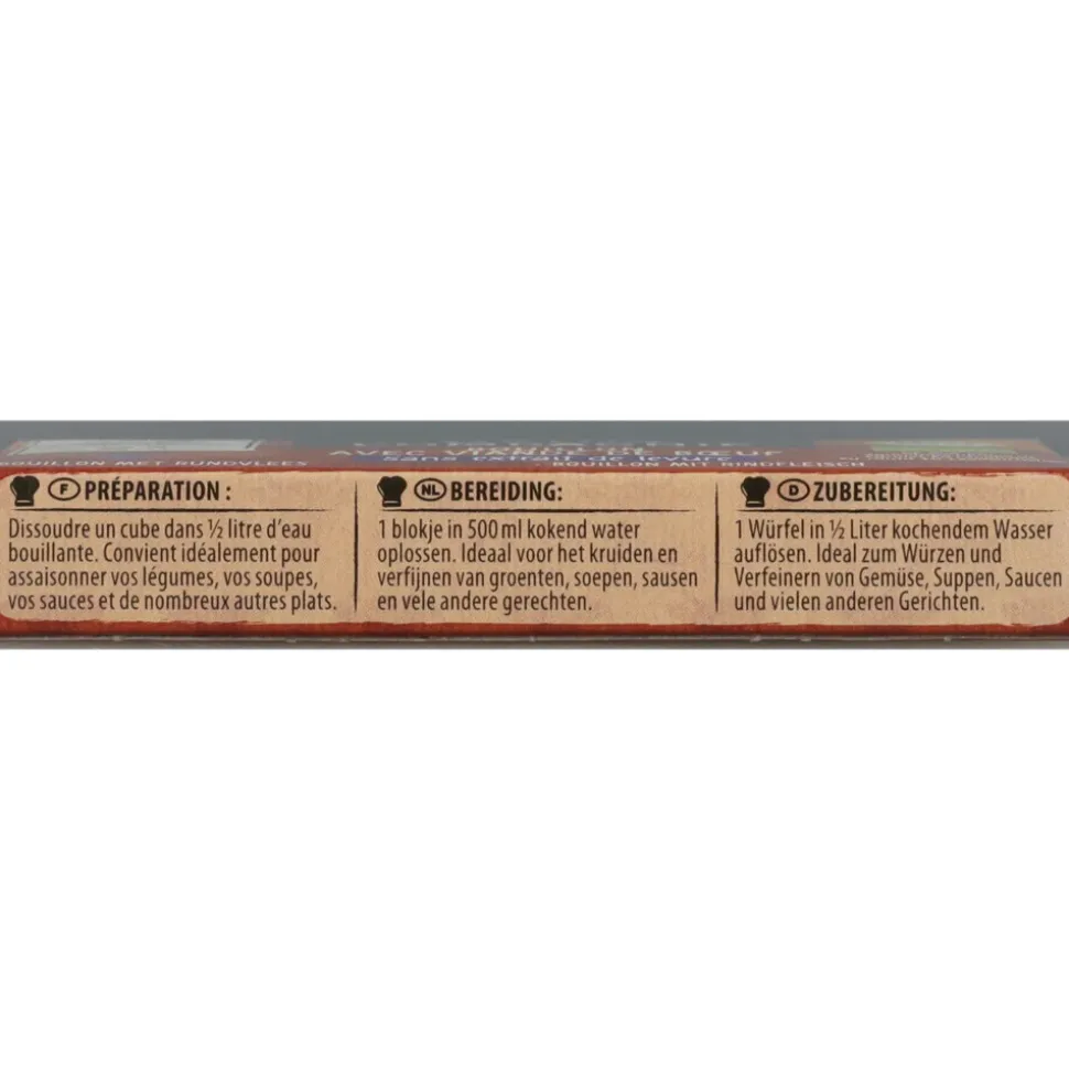 12x Natur Compagnie Runderbouillon Glutenvrij Bio 8 stuks