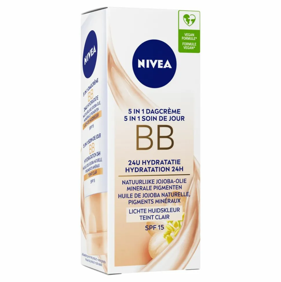 3x NIVEA BB Cream Dagcrème SPF 15 Light 50 ml
