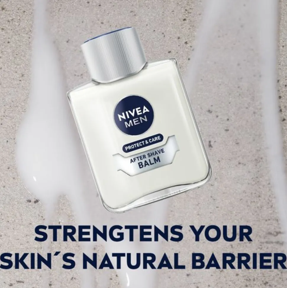 6x NIVEA Men Aftershave Balsem Protect & Care 100 ml