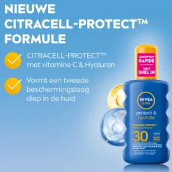 6x NIVEA Sun Protect & Hydrate Zonnespray SPF 30 200 ml
