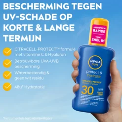6x NIVEA Sun Protect & Hydrate Zonnespray SPF 30 200 ml