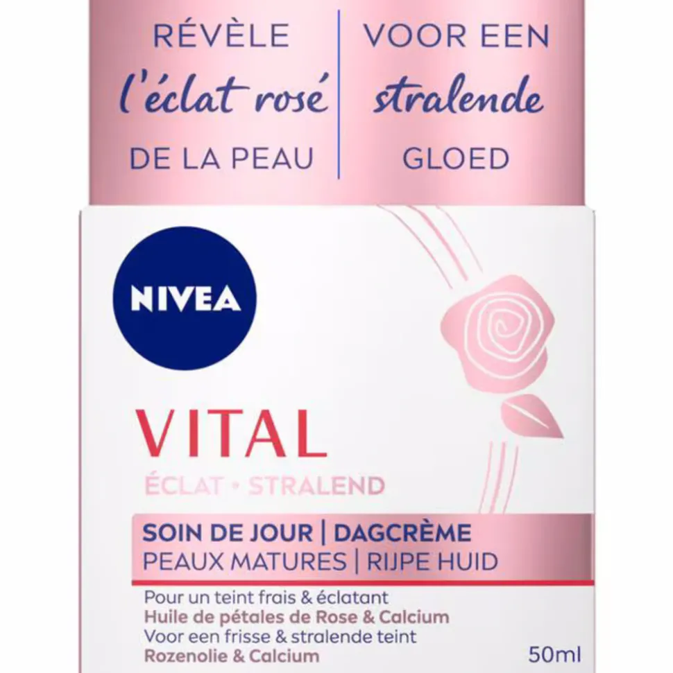 12x NIVEA Vital Stralend Dagcrème Anti-rimpel 50 ml