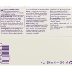 6x Nutridrink Compact Aardbei 4-Pack 125 ml