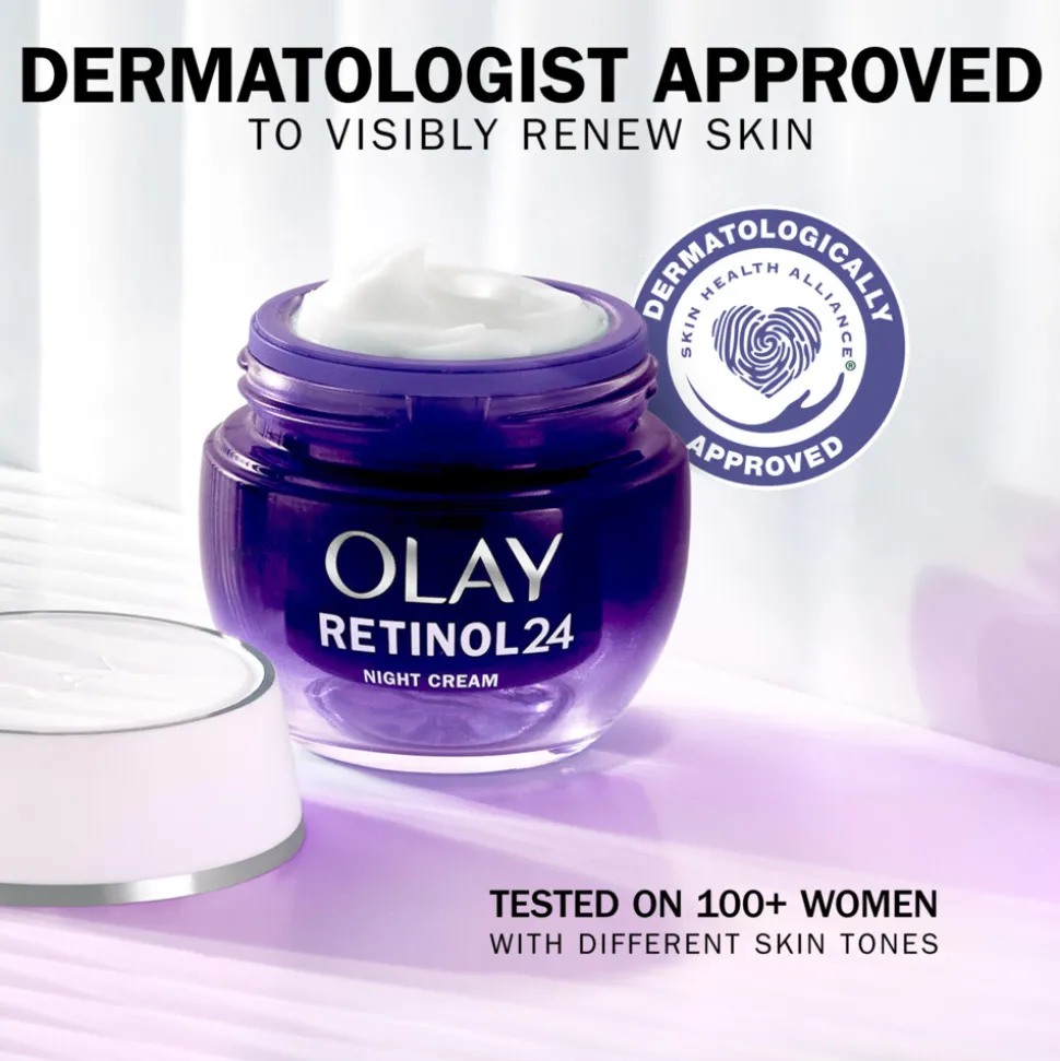 4x Olay Nachtcrème Retinol24 50 ml