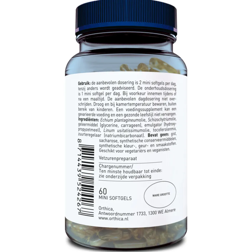 2x Orthica Omega 3 Vegan 60 softgels