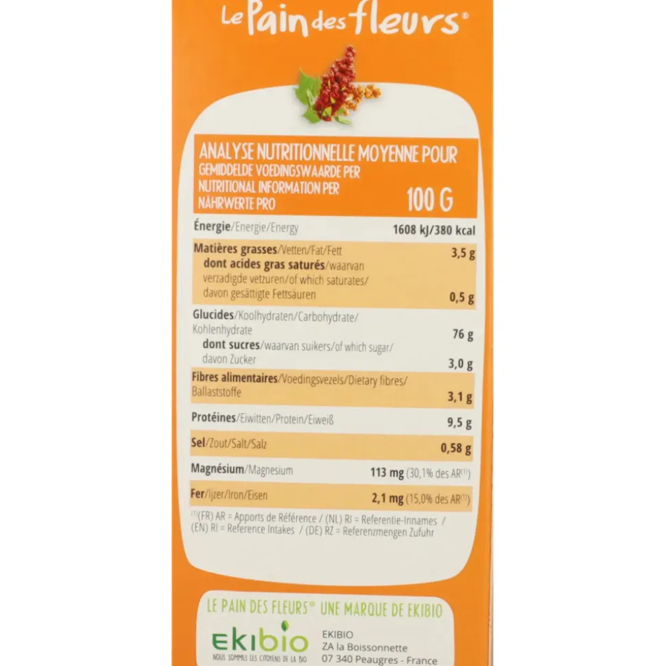 3x Pain fleur Crackers Quinoa 150 gr