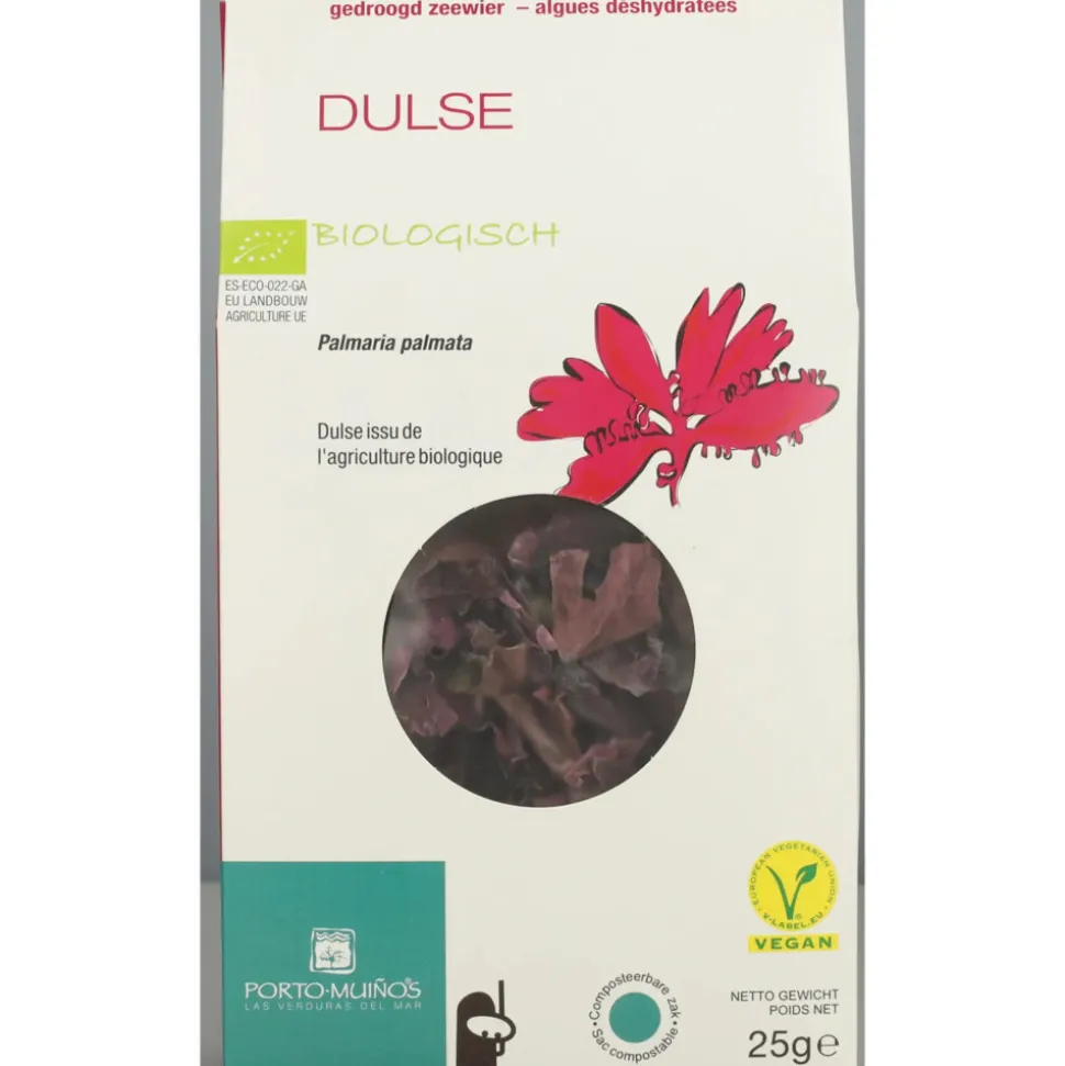 3x Porto Muinos Dulse Vlokken Biologisch 25 gr