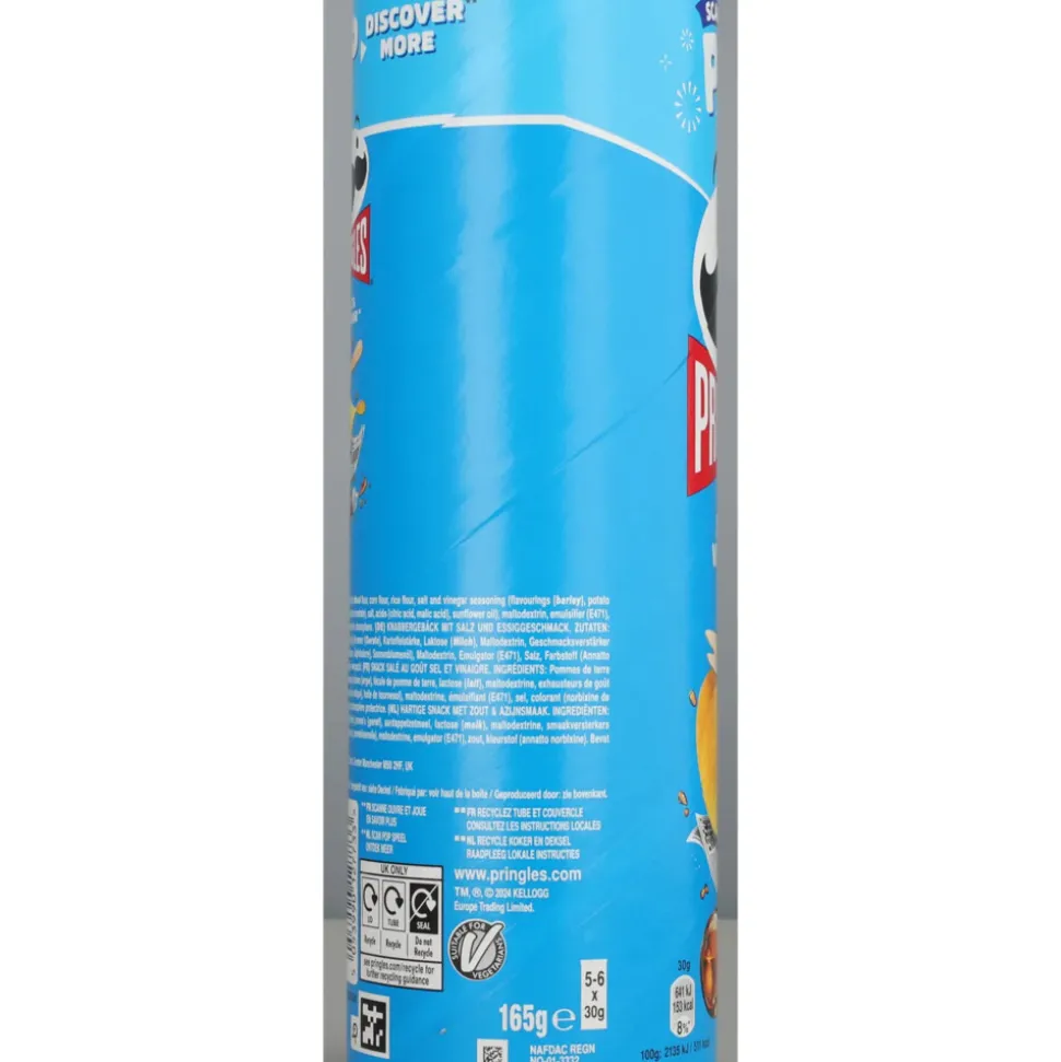 3x Pringles Chips Salt & Vinegar 165 gr