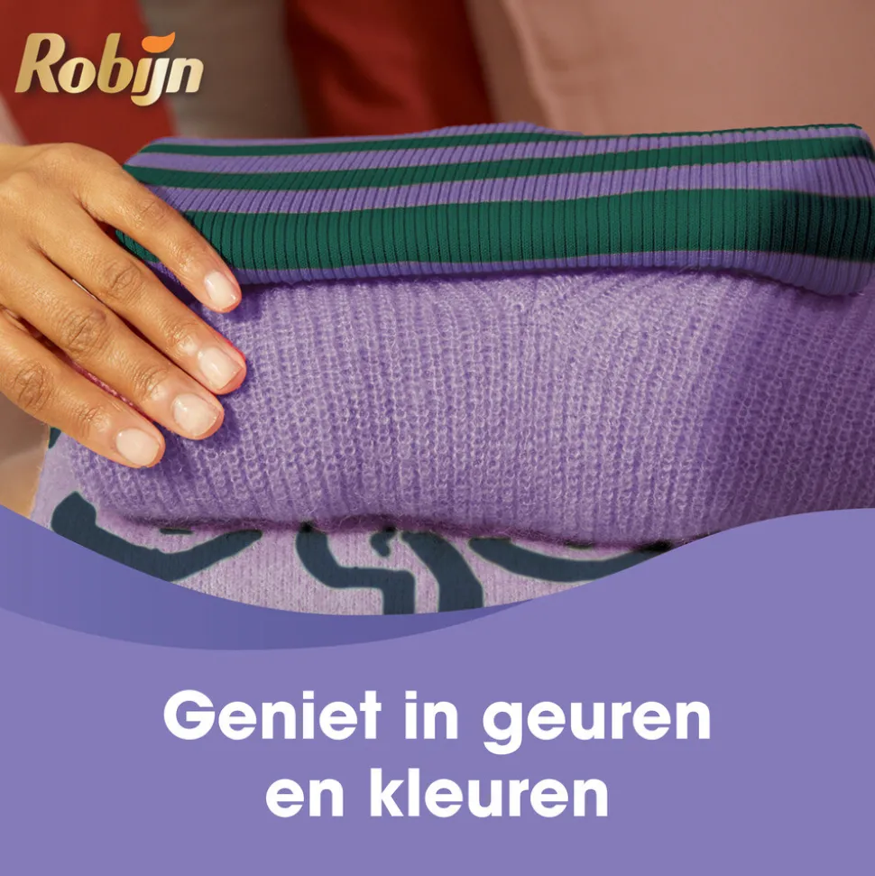 4x Robijn Klein & Krachtig Wasmiddel Black Velvet 39 Wasbeurten 1,19 liter
