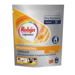 6x Robijn Professional Wasmiddel Capsules Color 46 capsules