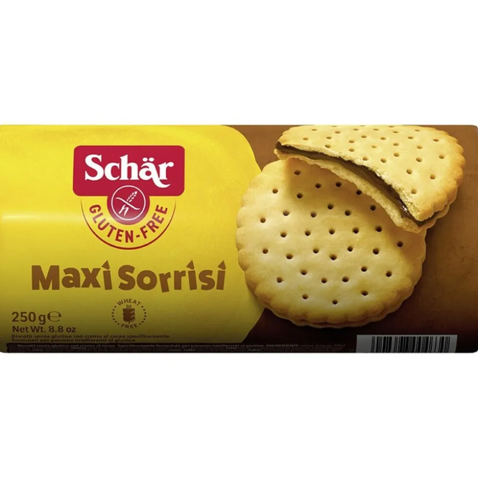 6x Schar Sorrisi Biscuit met Chocolade 250 gr