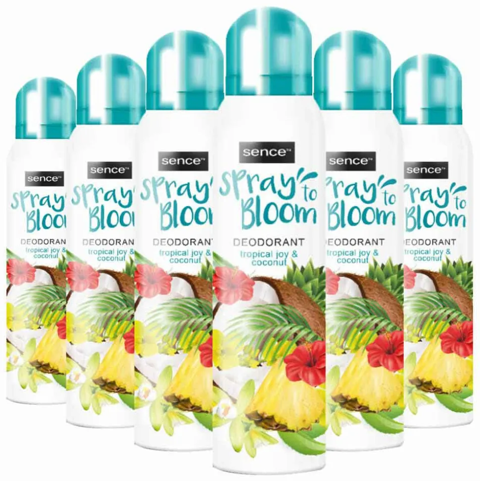 6x Sence Deodorant Tropical Joy & Coconut 150 ml