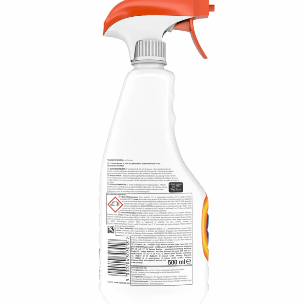 6x Shout Vlekkenoplosser Spray 500 ml