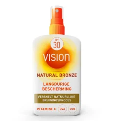 2x Vision Zonnebrand Natural Bronze SPF 30 185 ml