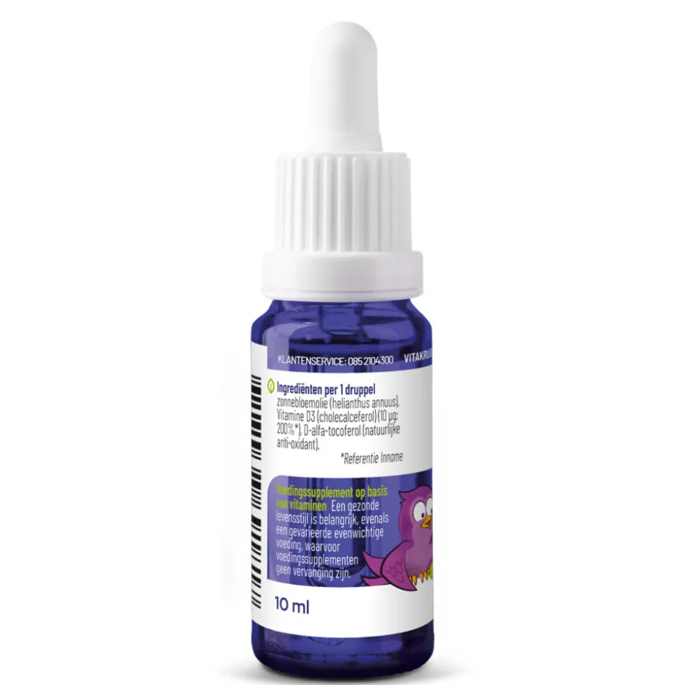 2x Vitakruid Baby Vitamine D 10 ml