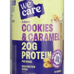 3x WeCare High protein Shake Cookies & Caramel 340 gr