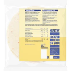 12x WeCare Lower Carb Tortillas Naturel 160 gr