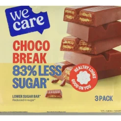 3x WeCare Lower Suger Chocolate 64,5 gr