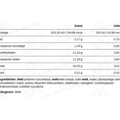 6x XXL Nutrition N'Joy Protein Drink Banaan 310 ml