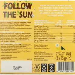 12x Zonnatura Muesli Notenmix Reep Amandel Biologisch 3x25 gr
