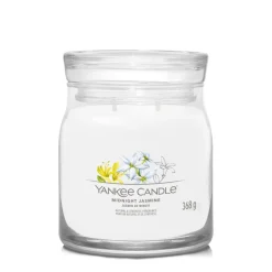 Yankee Candle Geurkaars Medium Jar Midnight Jasmine Signature 368 gr