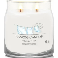 Yankee Candle Geurkaars Medium Jar Clean Cotton 368 gr