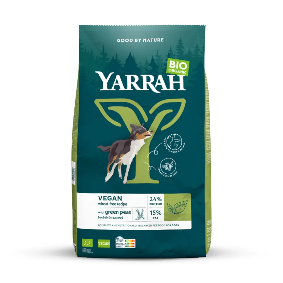 Yarrah Bio Hondenvoer Vegetarisch Tarwe Vrij 2 kg