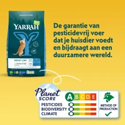 Yarrah Bio Kattenvoer Adult Vis 2,4 kg