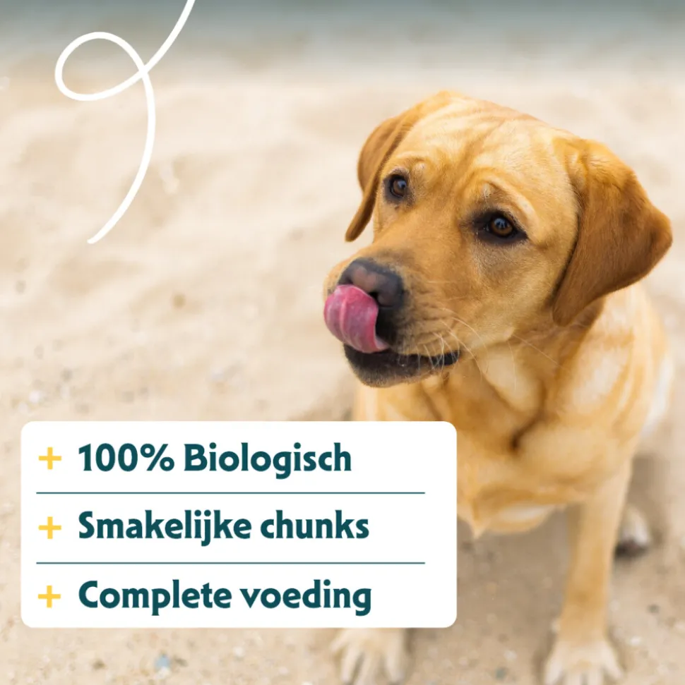 Yarrah Bio Hondenvoer Chunks Kip & Rund 820 gr