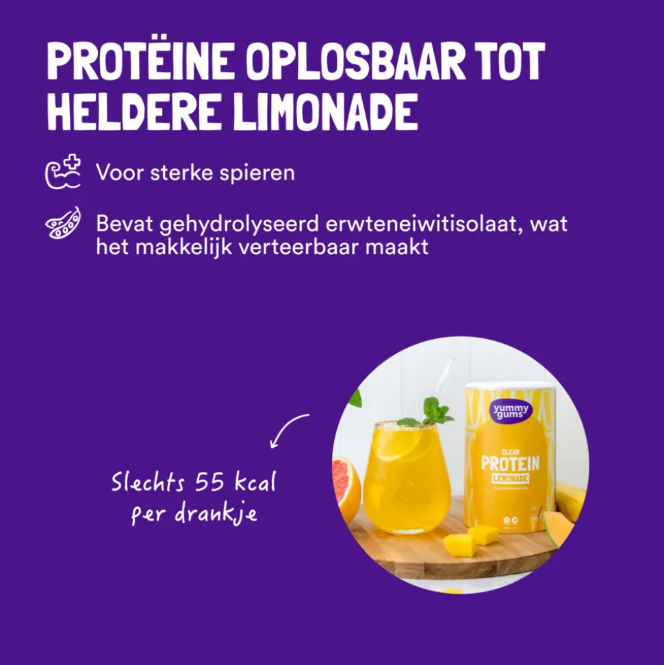 Yummygums Clear Protein Lemonade 224 gr