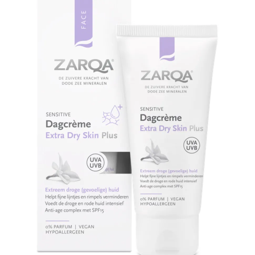 Zarqa Dagcreme Extra Dry Skin Plus SPF15 Sensitive 50 ml