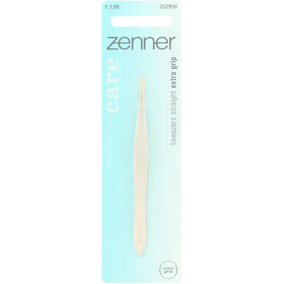 Zenner Pincet Recht Zilver